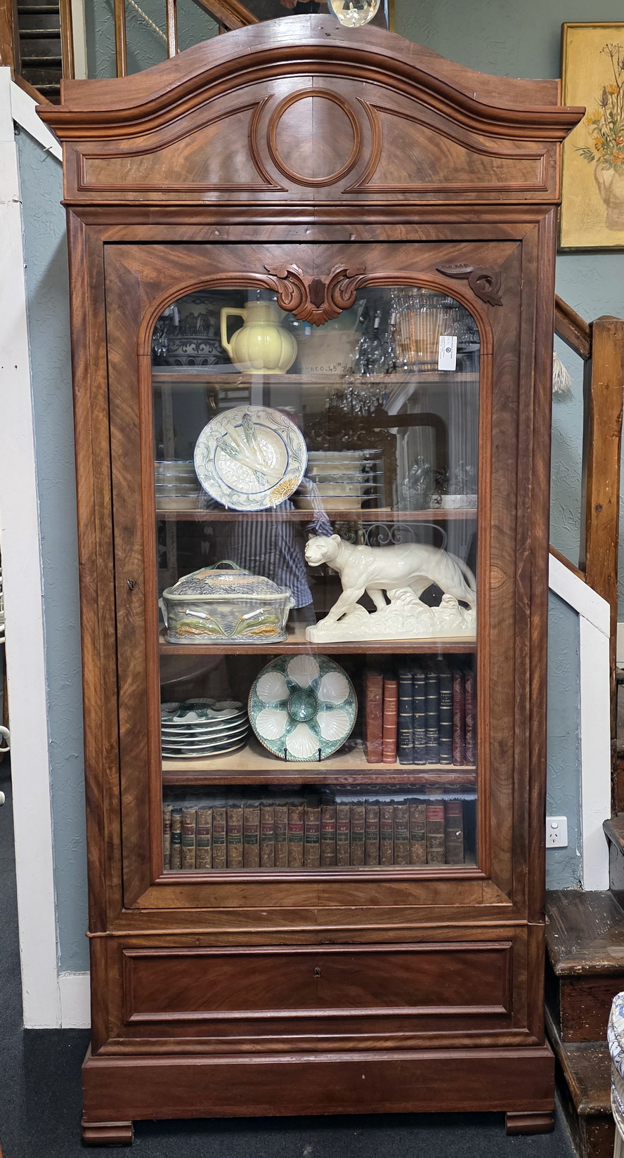 A French Napoleon III Armoire Bookcase